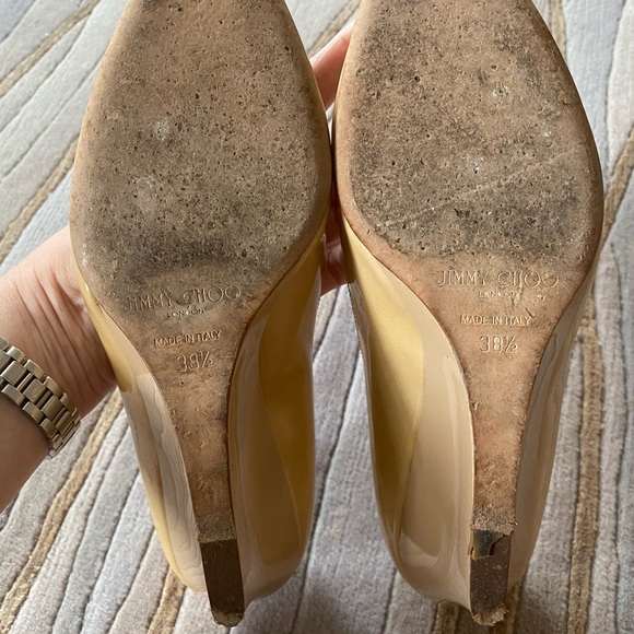 - Jimmy Choo leather wedge - Picture 4 of 9